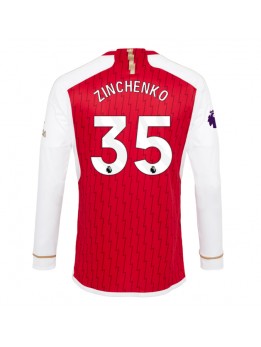 Moški Nogometna dresi replika Arsenal Oleksandr Zinchenko #35 Domači 2023-24 Dolgi rokav
